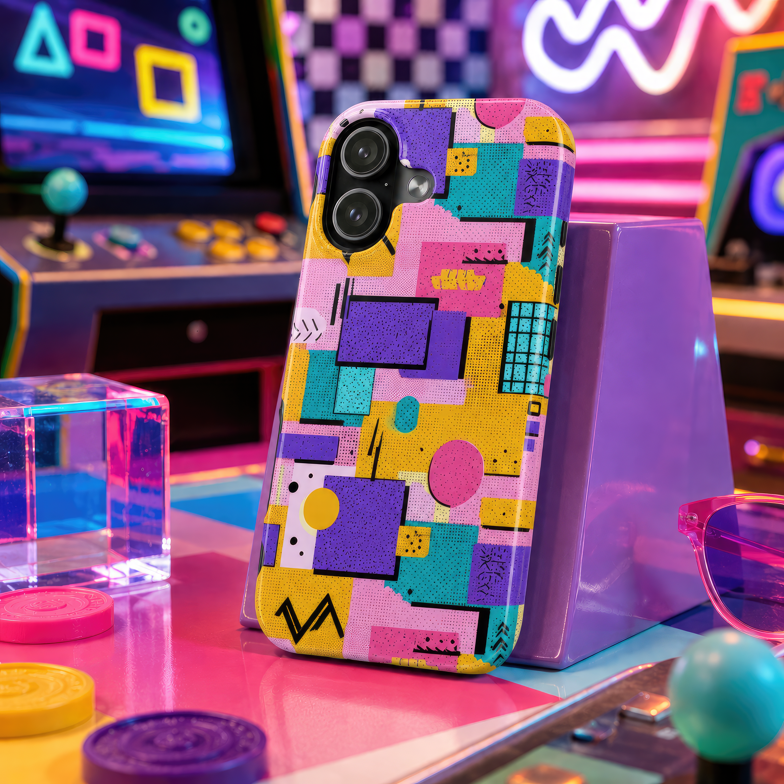 Pastel Block Party | Tough Phone Case