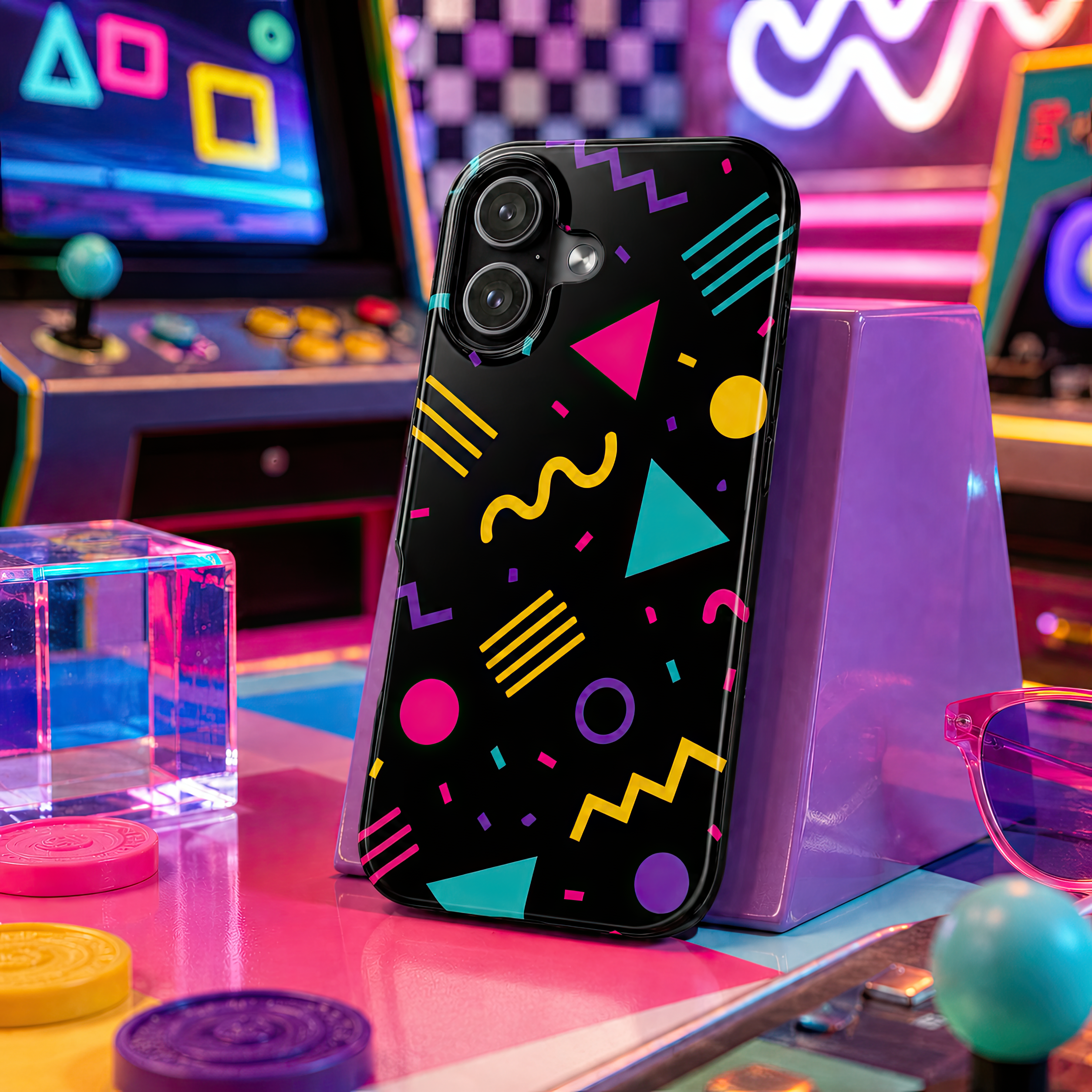 Blacklight Bounce | Tough Phone Case