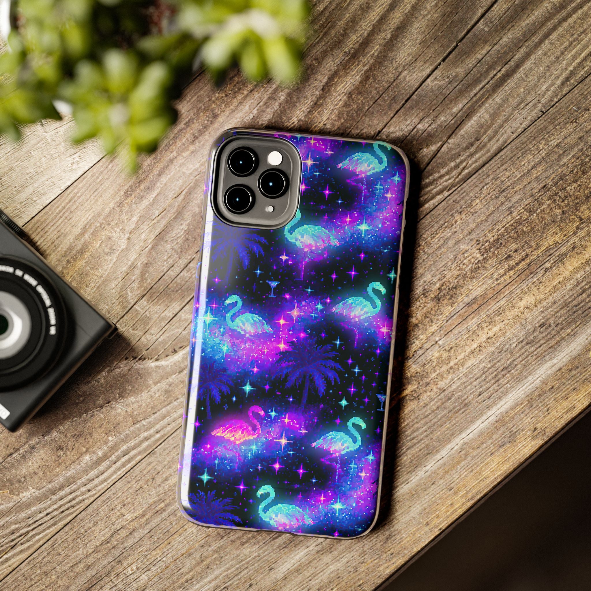Celestial Flamingos | Tough Phone Case