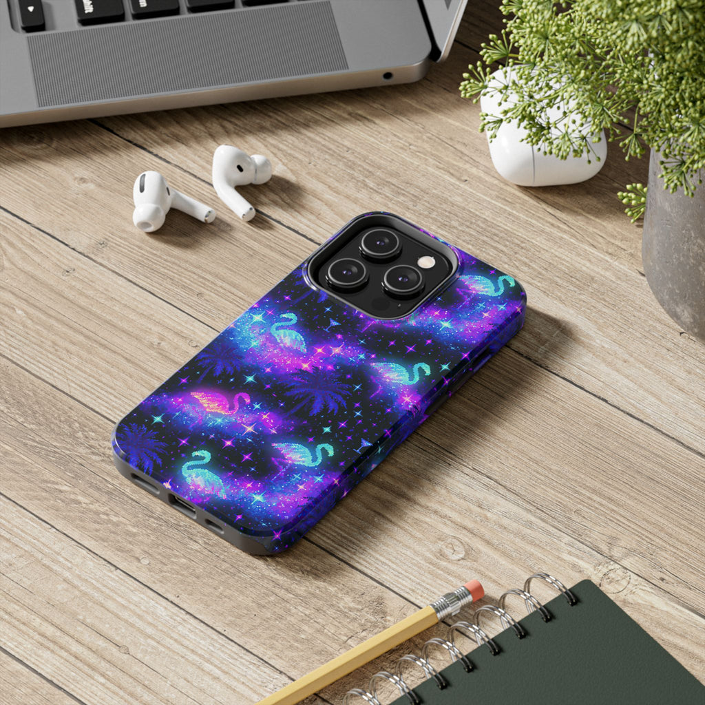 Celestial Flamingos | Tough Phone Case
