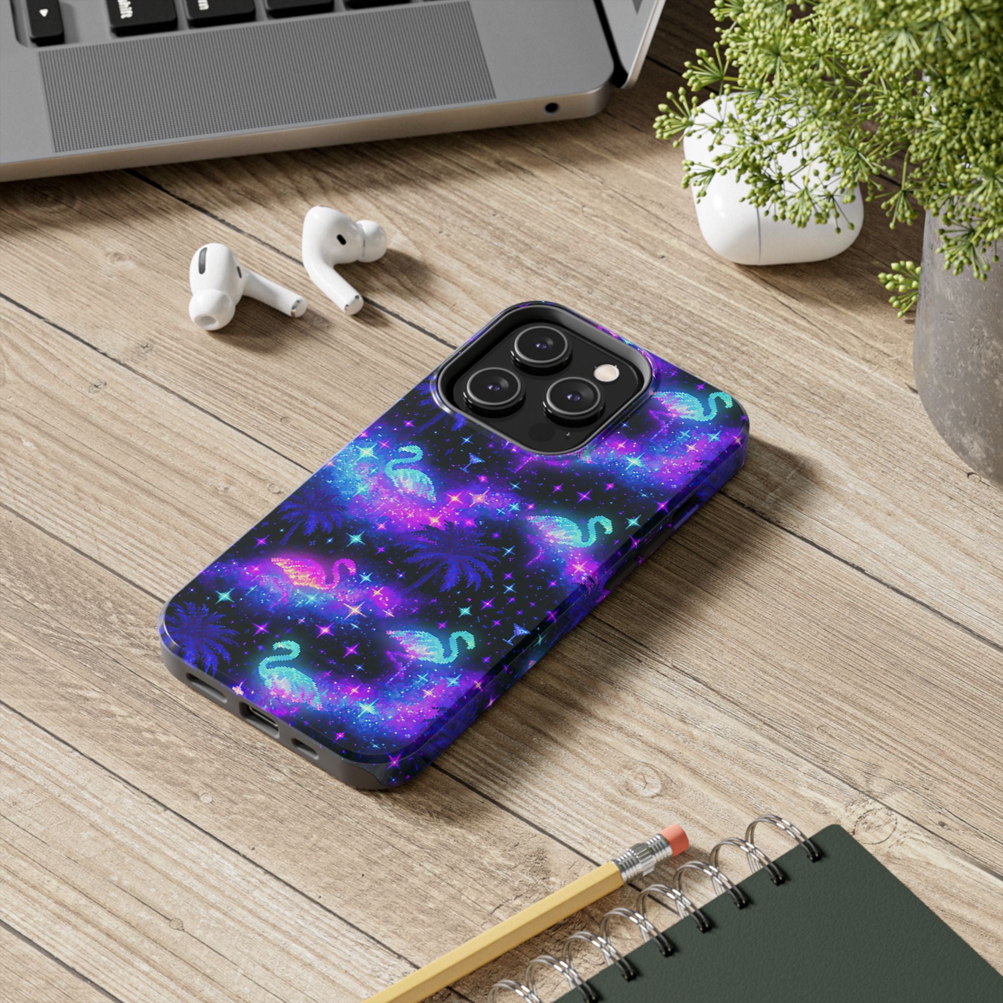 Celestial Flamingos | Tough Phone Case