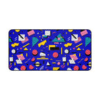 Blue Screen Confetti | Desk Mat
