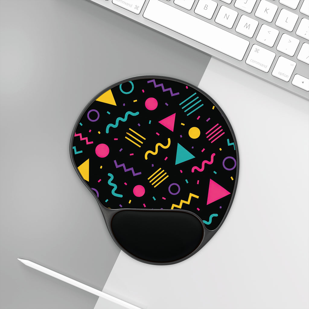 Blacklight Bounce | Mouse Pad with Wrist Support