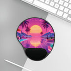 Synthetic Sunset | Mouse Pad with Wrist Support