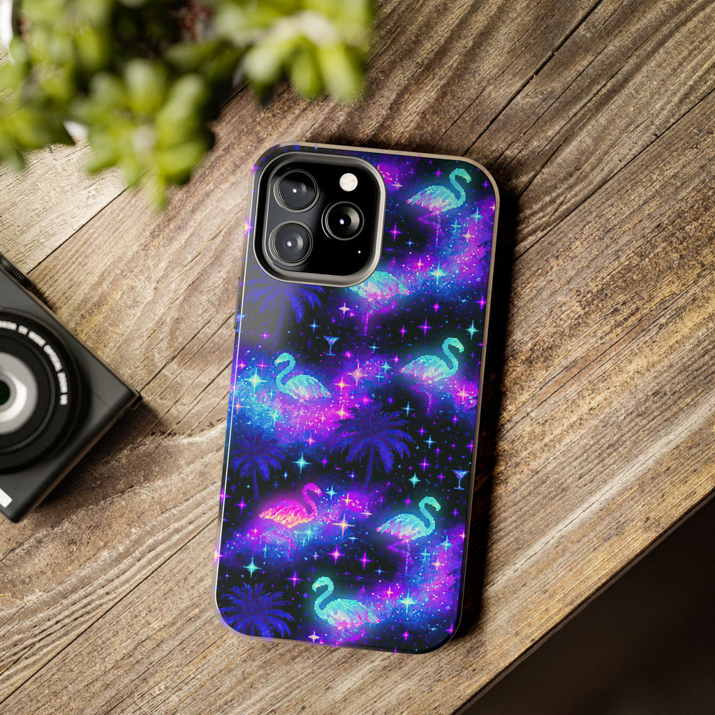 Celestial Flamingos | Tough Phone Case