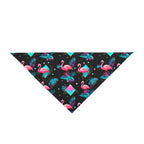 Flamingo on the Clock | Pet Bandana