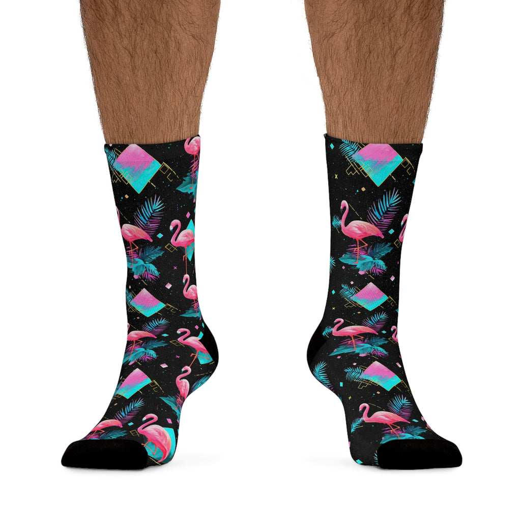Flamingo Business Casual  | Crew Socks