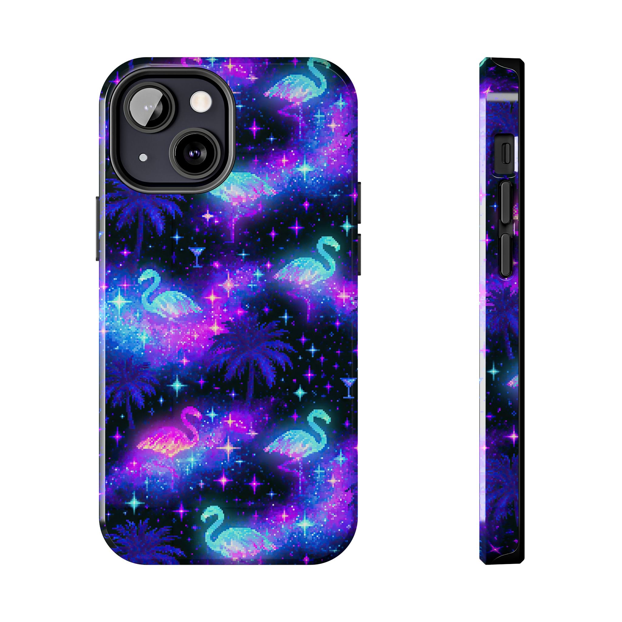 Celestial Flamingos | Tough Phone Case