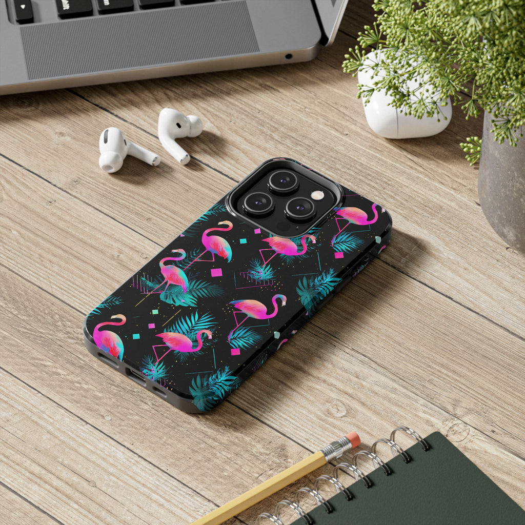 Flamingo Lounge | Tough Phone Case