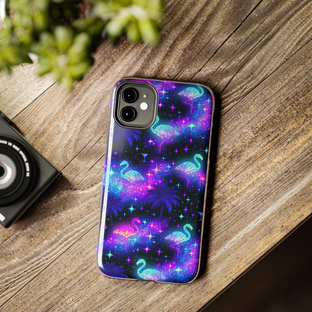 Celestial Flamingos | Tough Phone Case