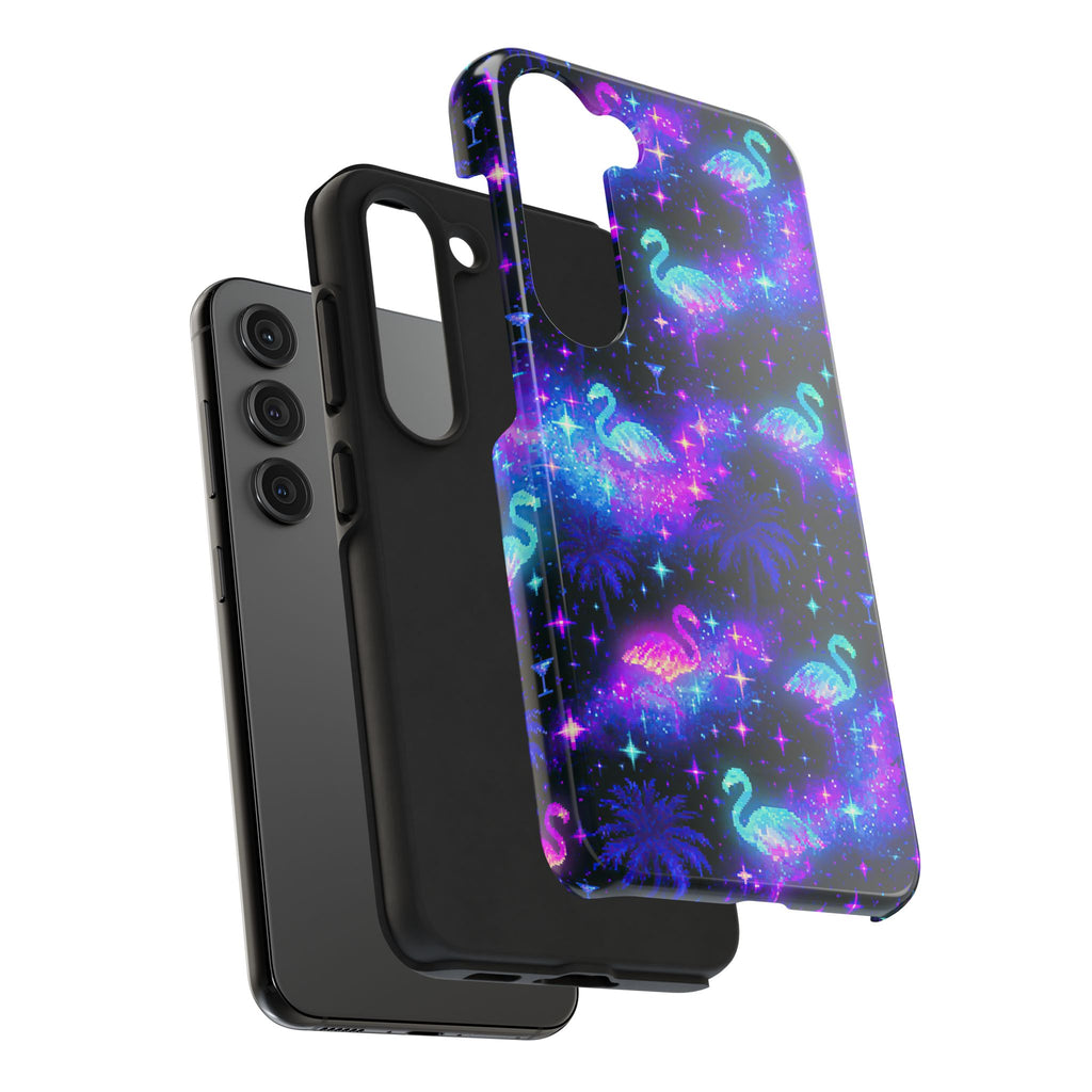 Celestial Flamingos | Tough Phone Case