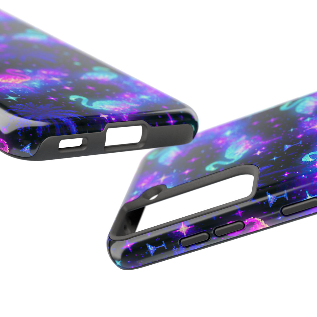 Celestial Flamingos | Tough Phone Case
