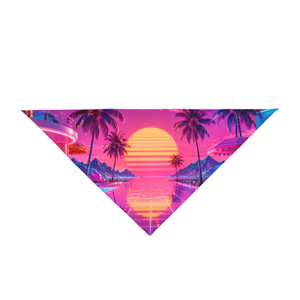 Synthetic Sunset | Pet Bandana