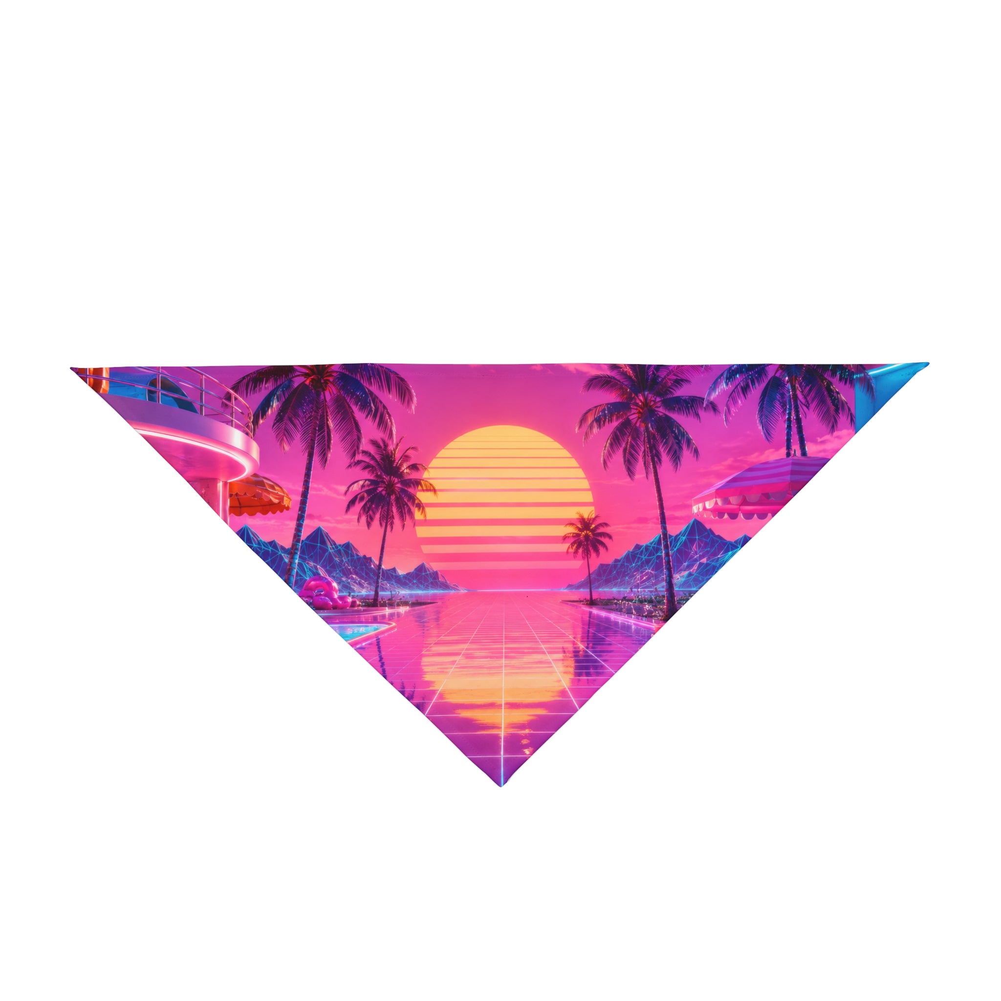 Synthetic Sunset | Pet Bandana