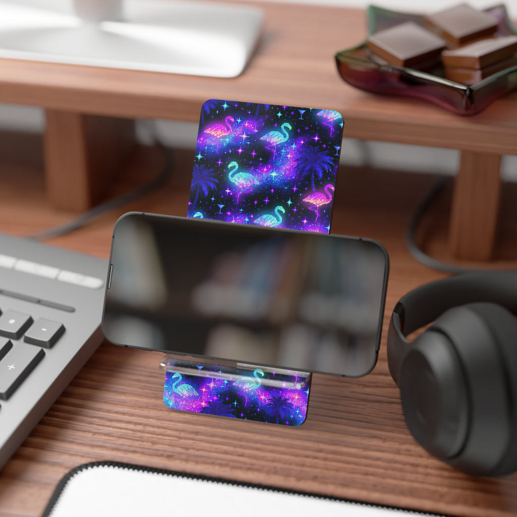 Celestial Flamingos | Foldable Phone Stand