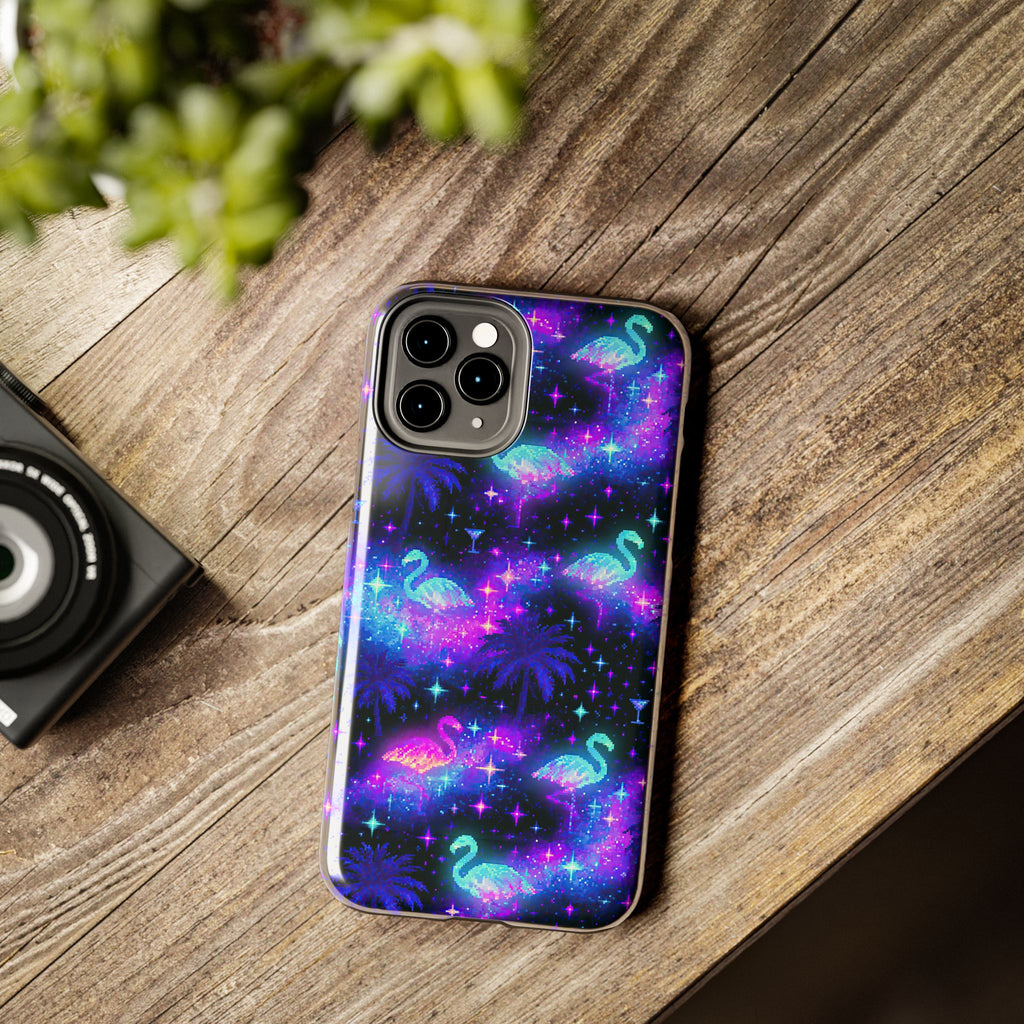 Celestial Flamingos | Tough Phone Case