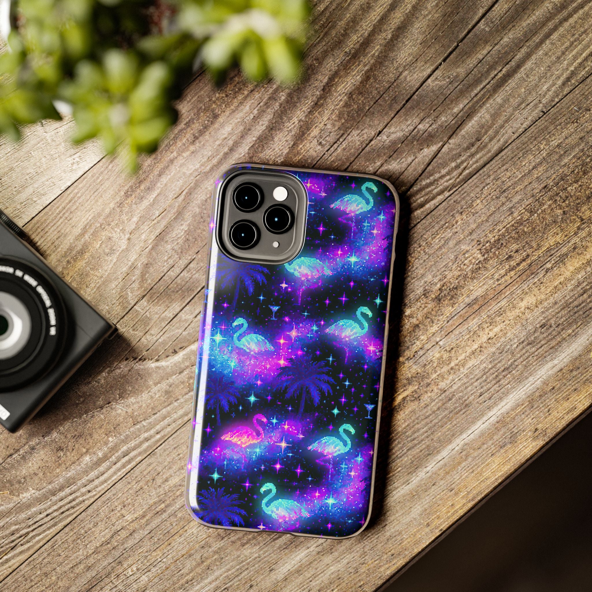 Celestial Flamingos | Tough Phone Case