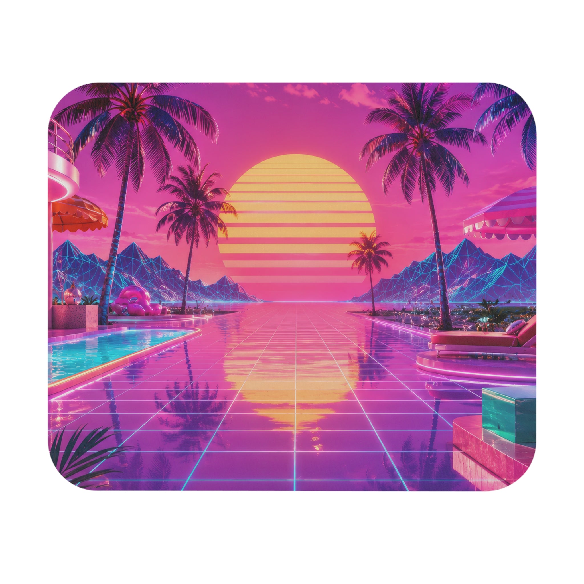 Synthetic Sunset | Mouse Pad