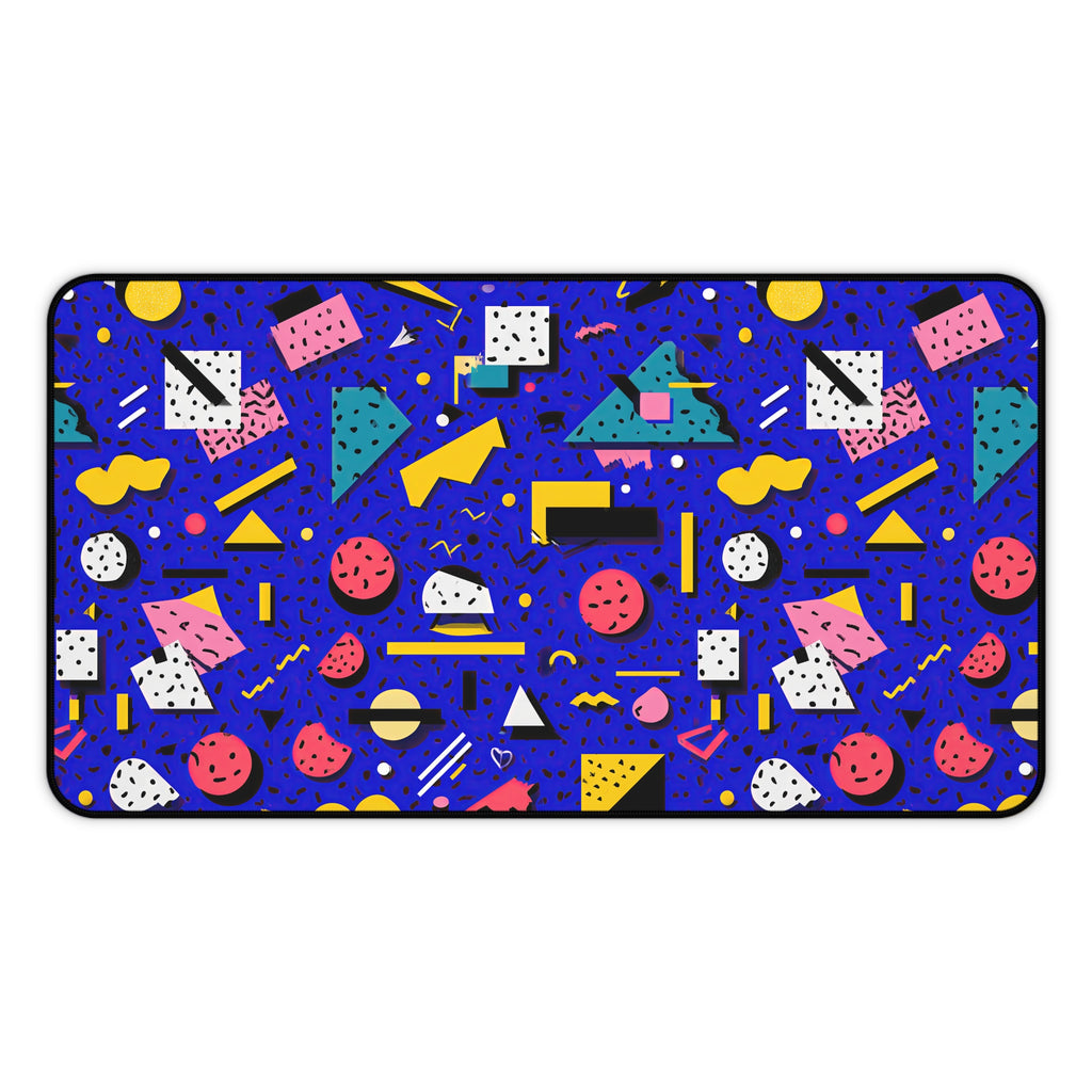 Blue Screen Confetti | Desk Mat