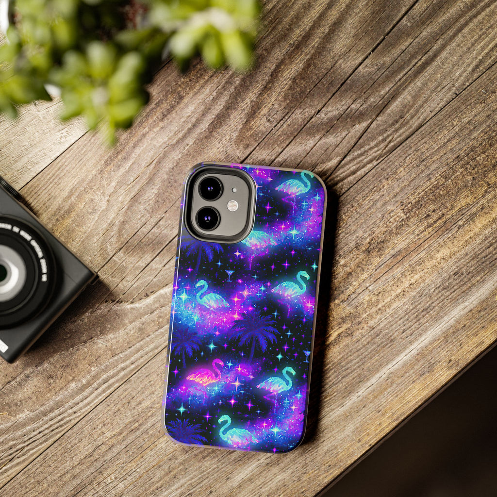 Celestial Flamingos | Tough Phone Case