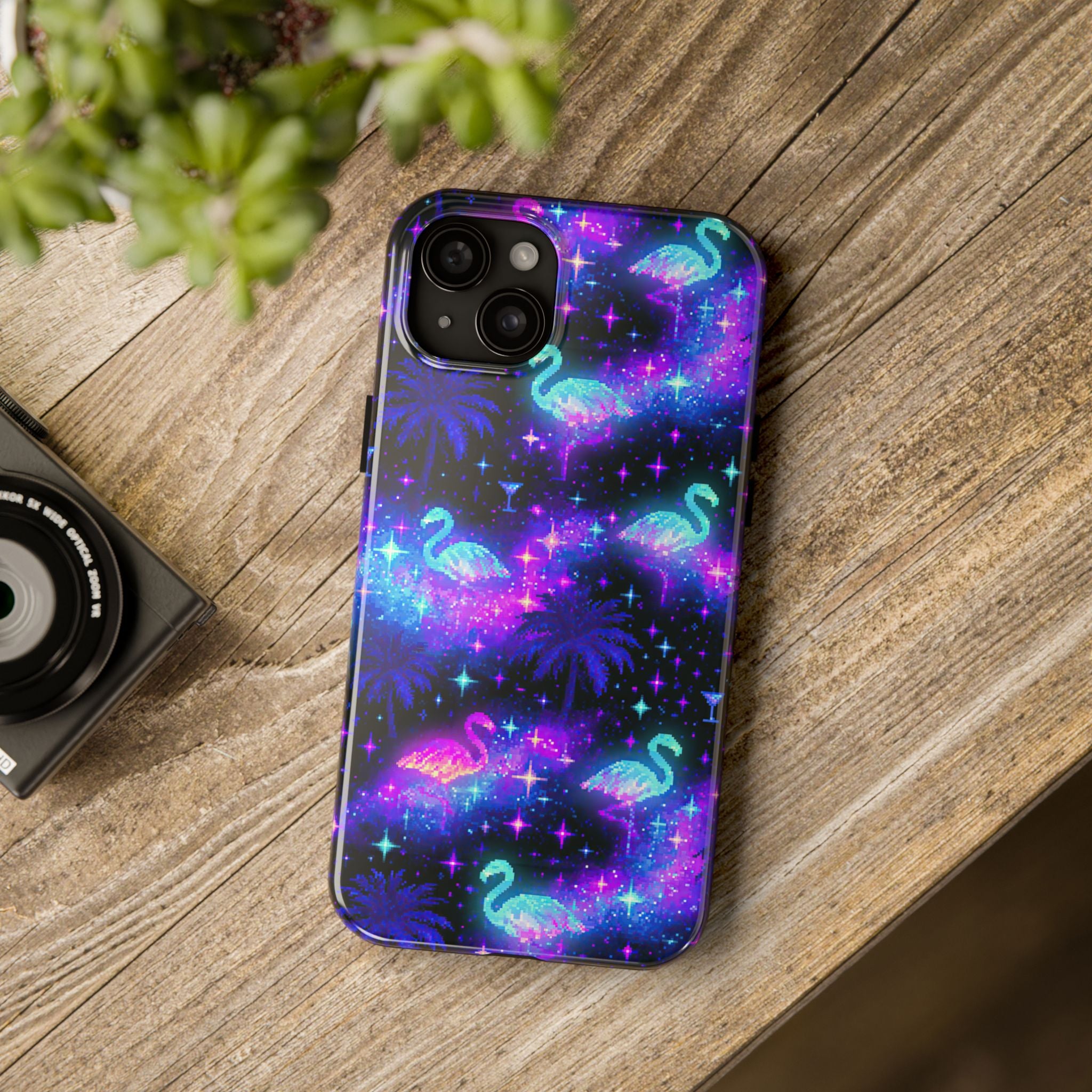 Celestial Flamingos | Tough Phone Case