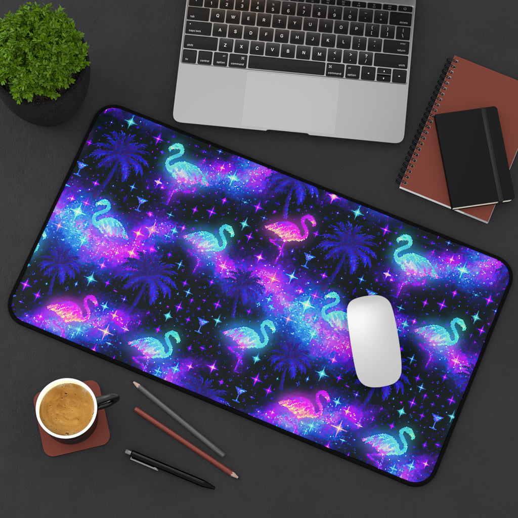 Celestial Flamingos | Desk Mat