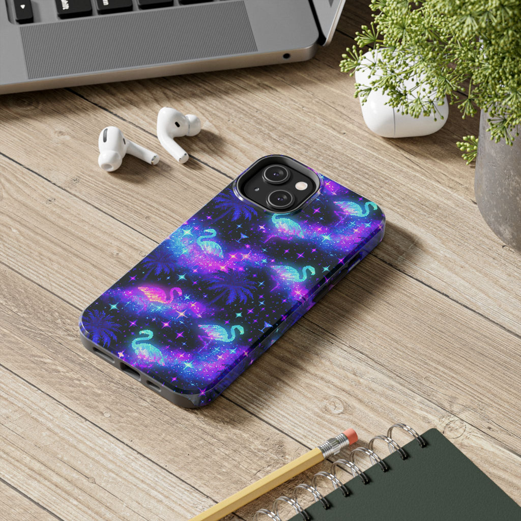 Celestial Flamingos | Tough Phone Case