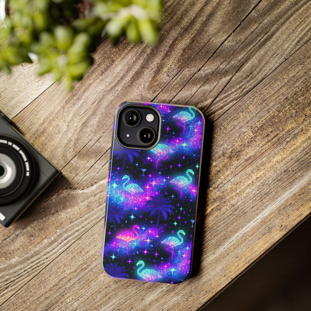 Celestial Flamingos | Tough Phone Case