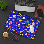 Blue Screen Confetti | Desk Mat