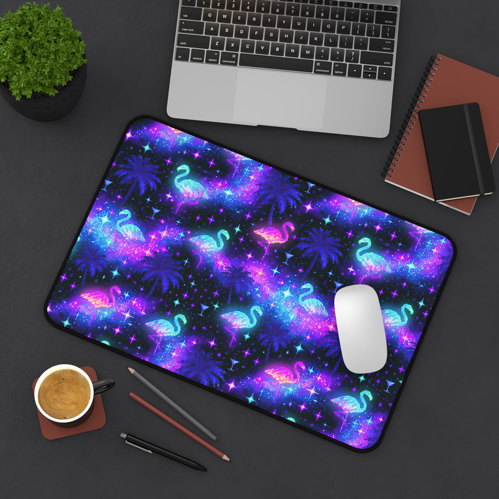 Celestial Flamingos | Desk Mat