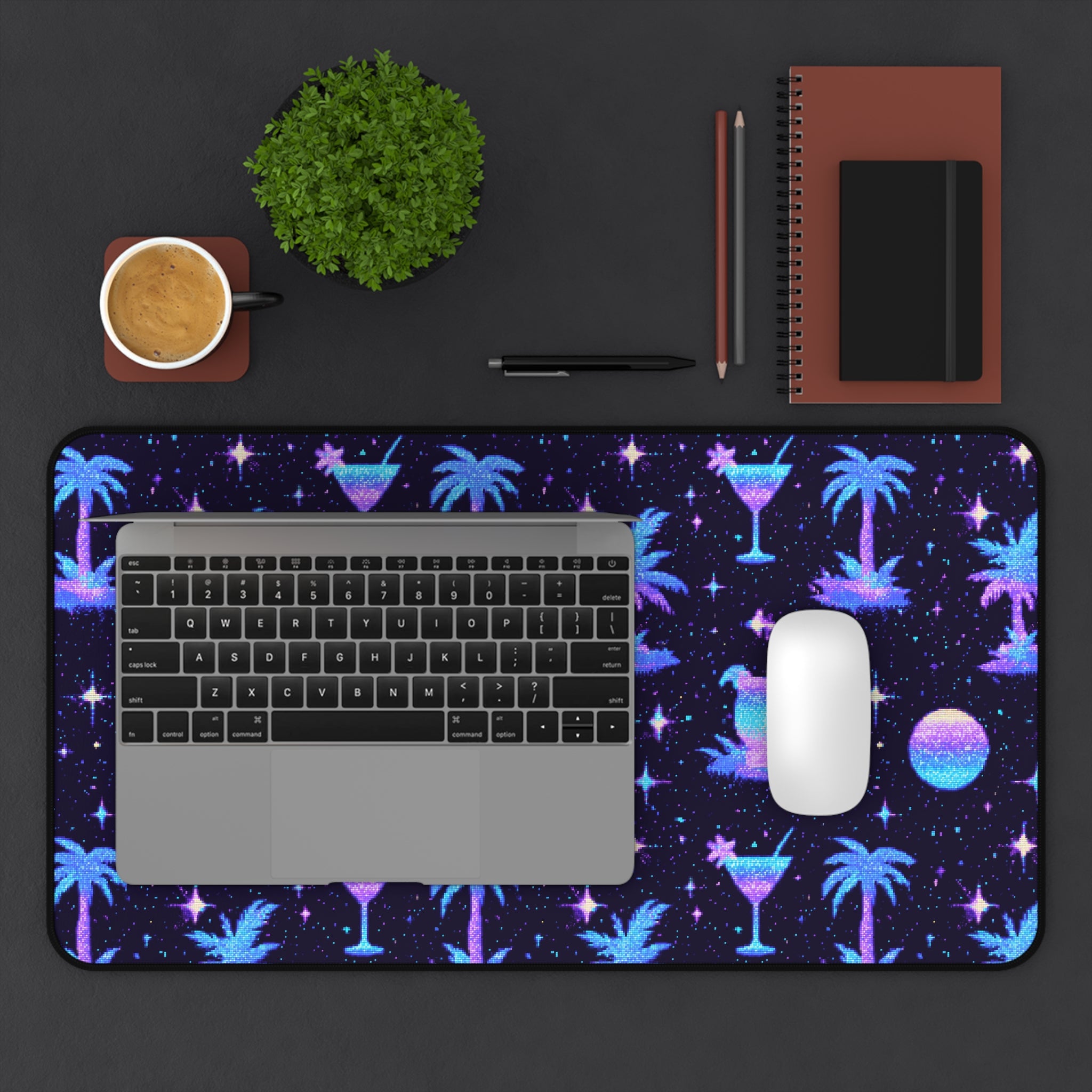 Midnight Cabana | Desk Mat