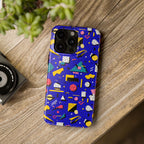 Blue Screen Confetti | Tough Phone Case