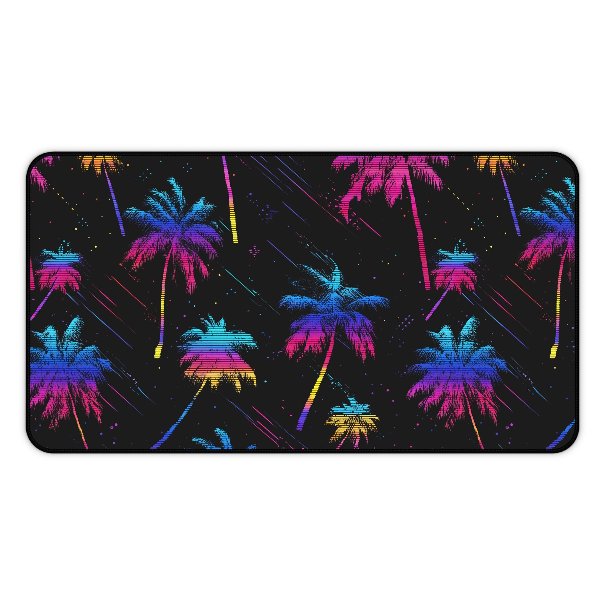 Neon Palmwave | Desk Mat