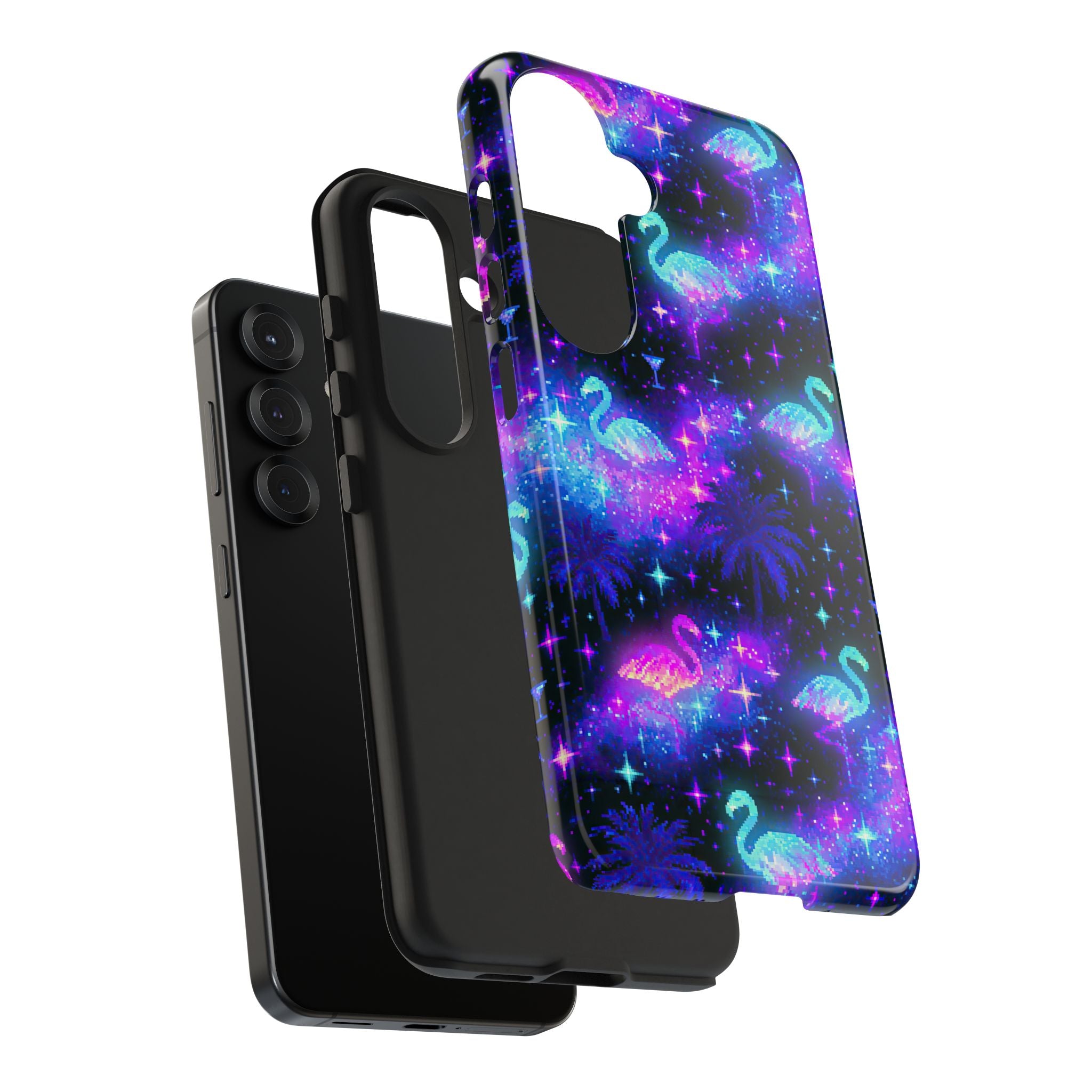 Celestial Flamingos | Tough Phone Case