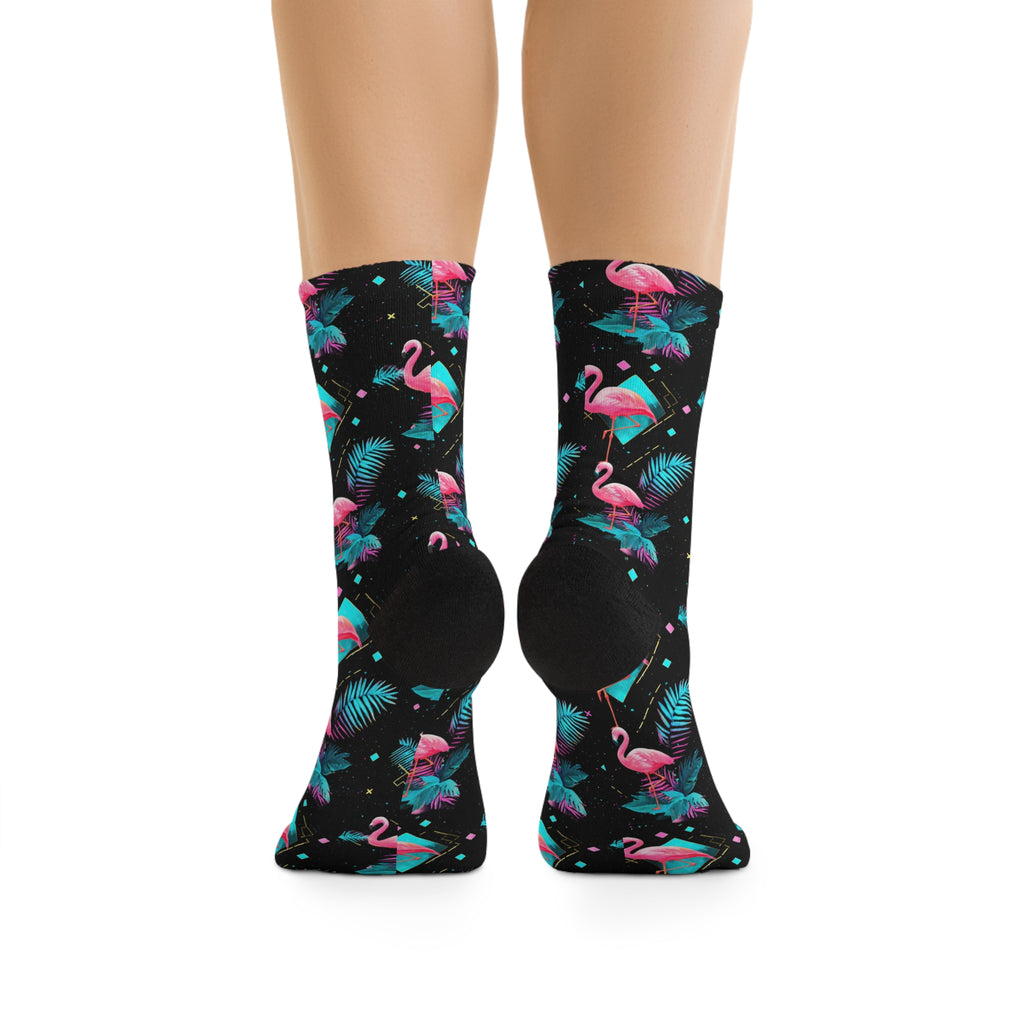 Flamingo Business Casual  | Crew Socks