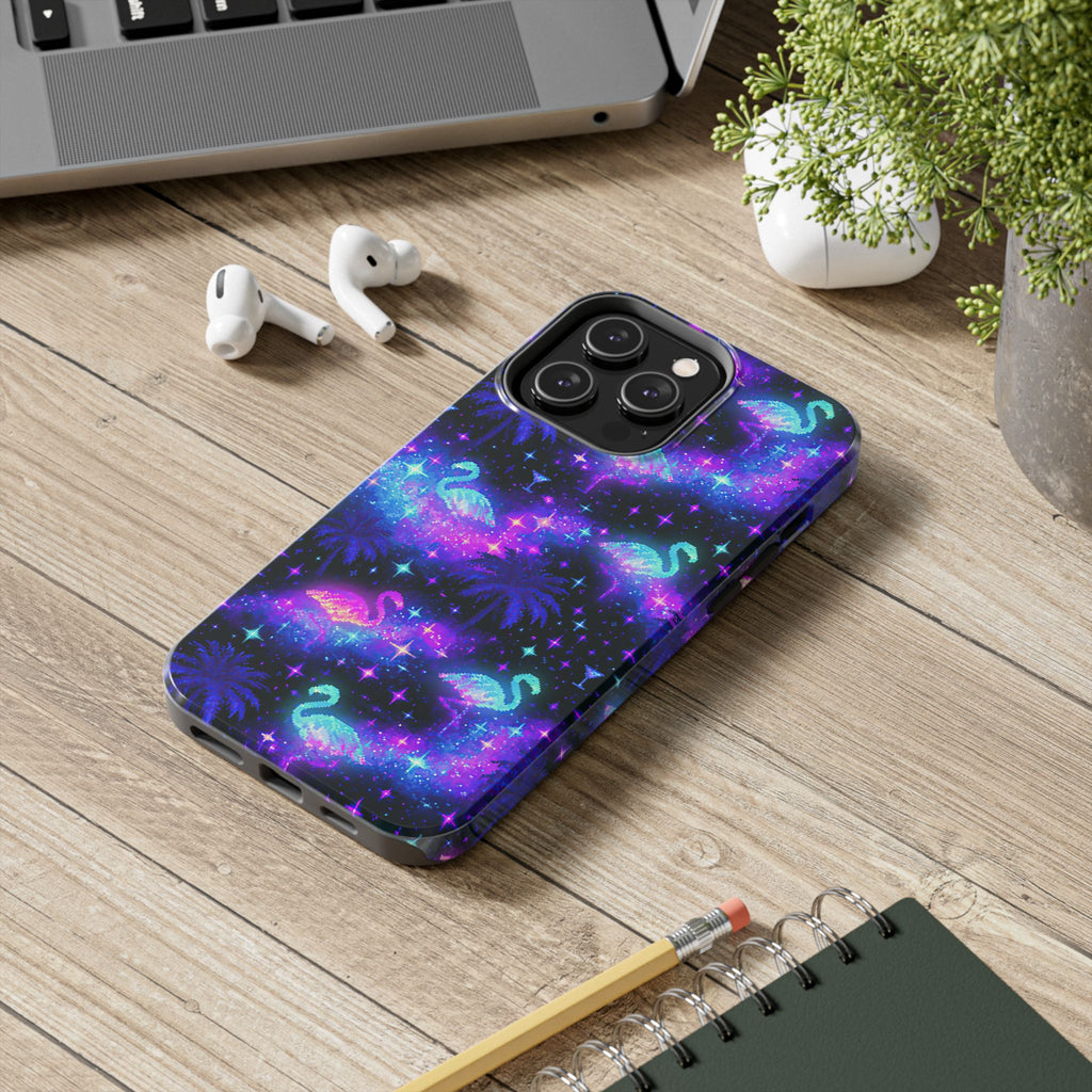 Celestial Flamingos | Tough Phone Case