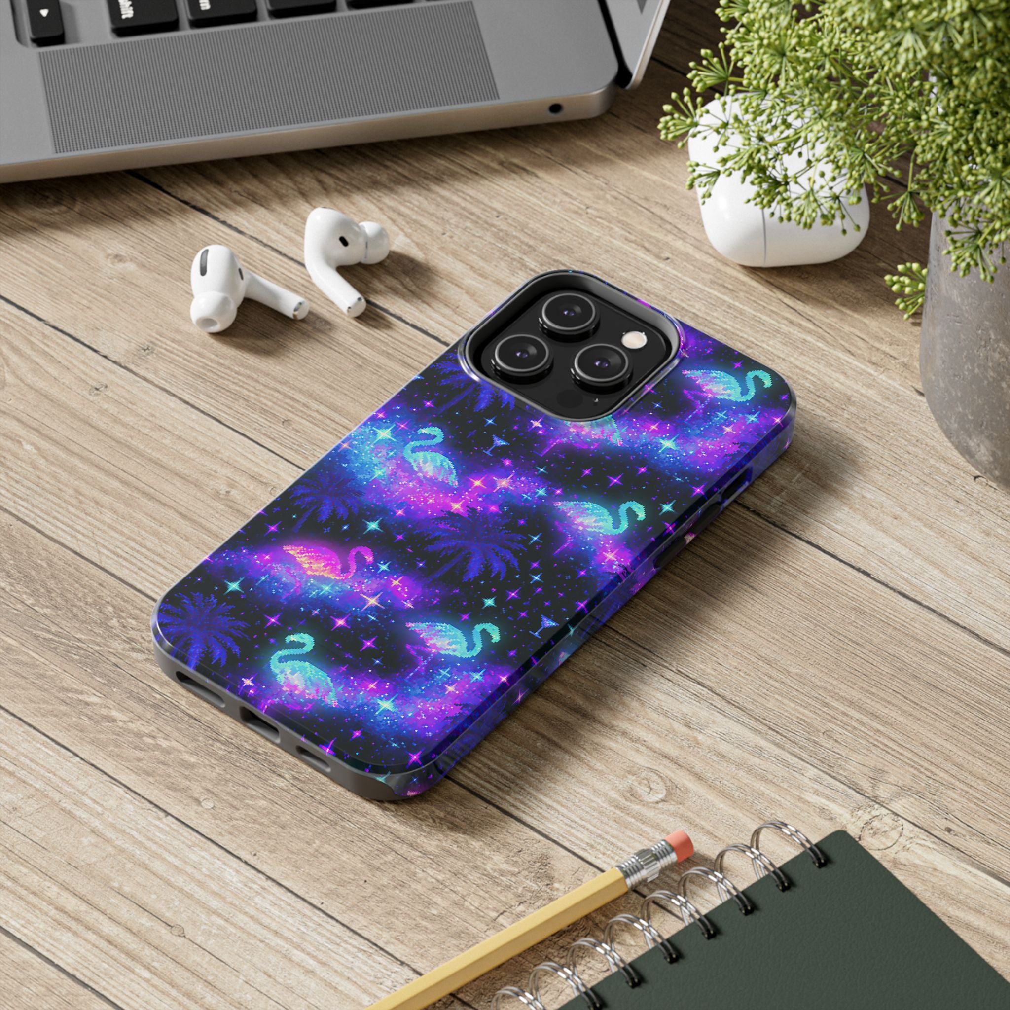 Celestial Flamingos | Tough Phone Case
