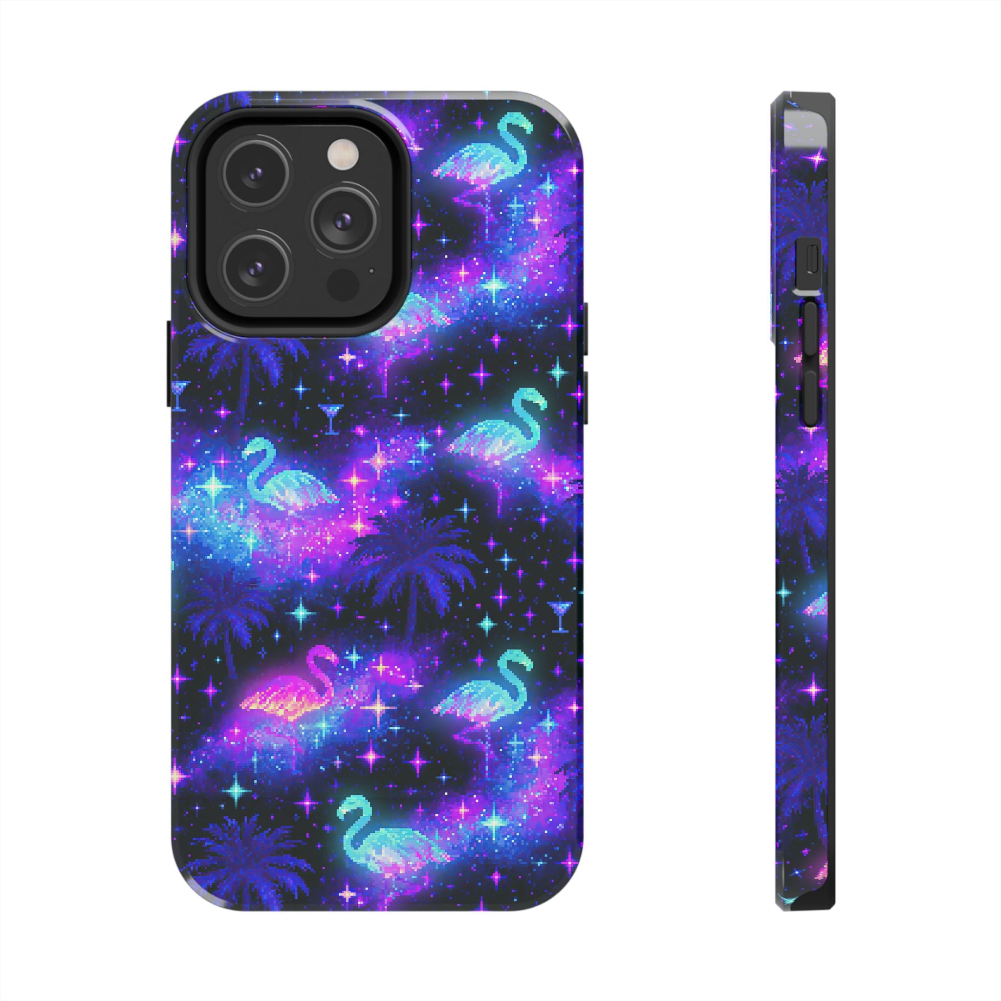 Celestial Flamingos | Tough Phone Case
