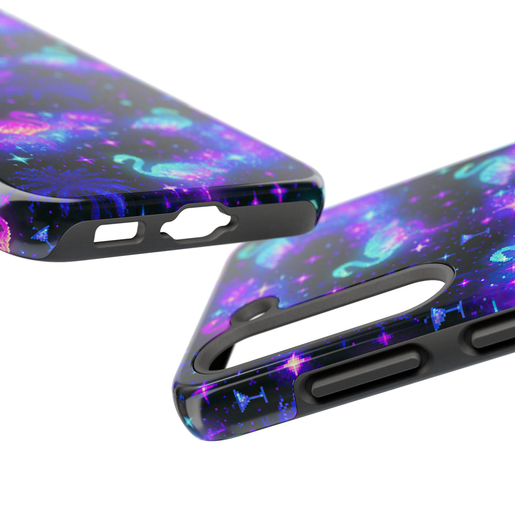 Celestial Flamingos | Tough Phone Case