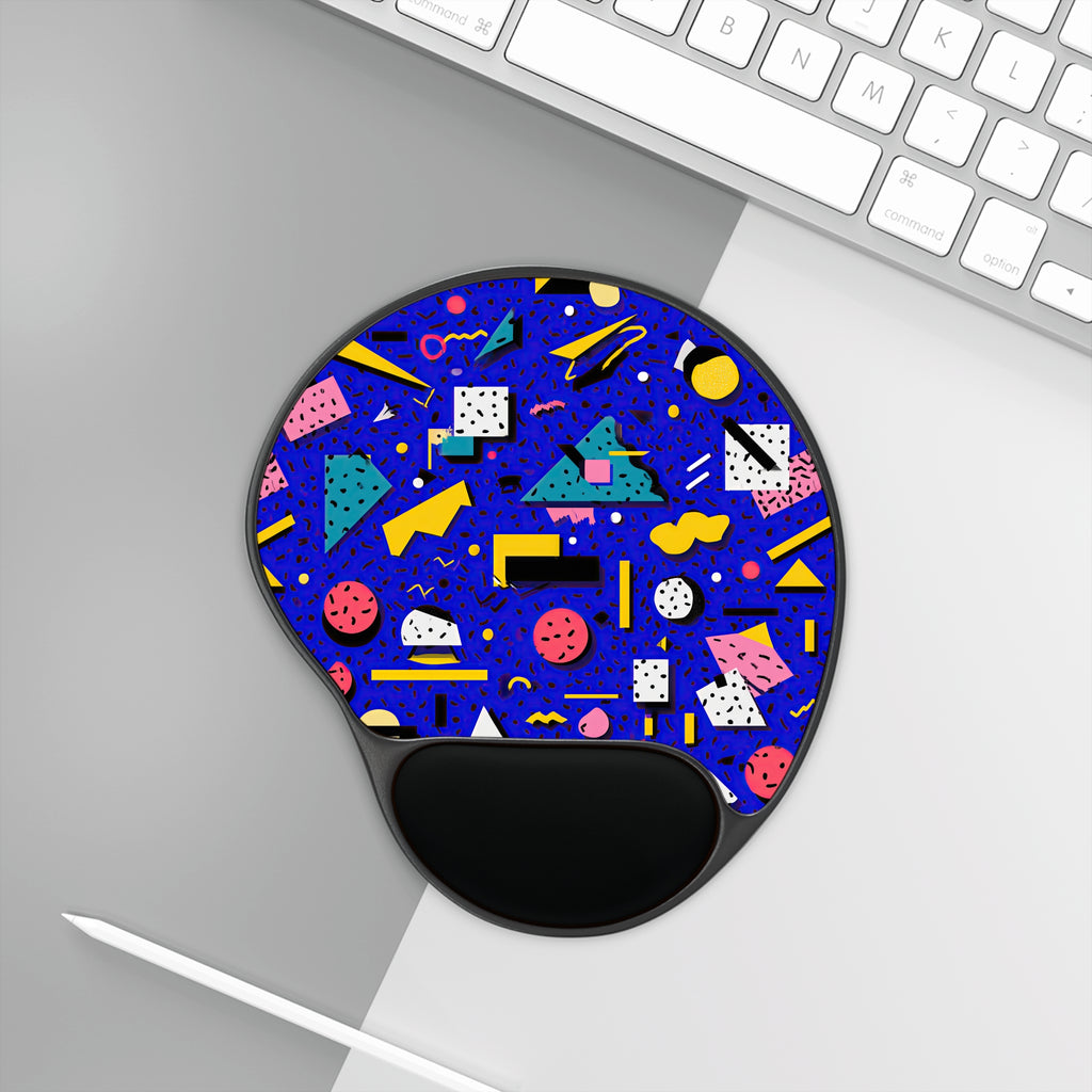 Blue Screen Confetti | Mouse Pad with Wrist Support