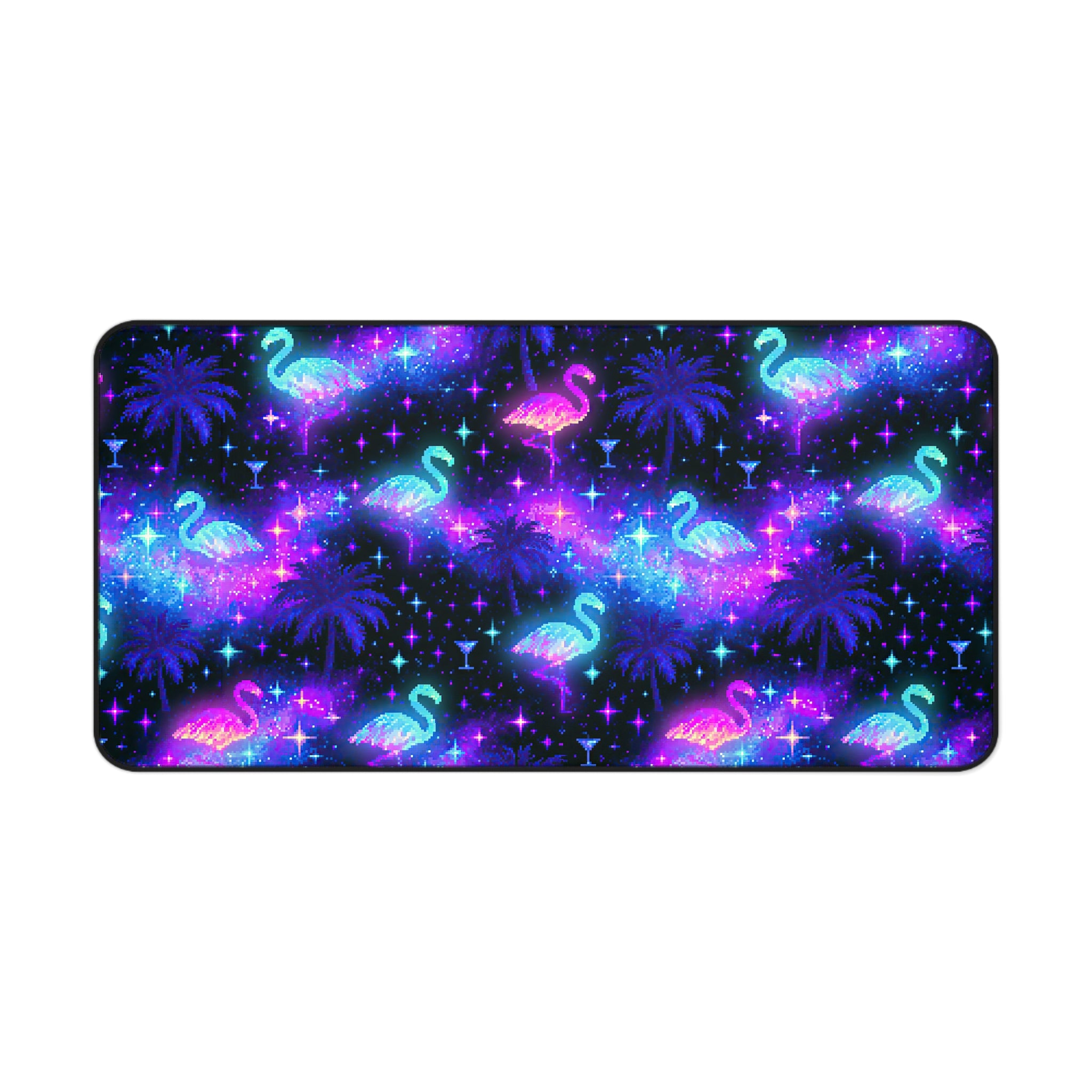 Celestial Flamingos | Desk Mat