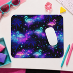 Celestial Flamingos | Mouse Pad