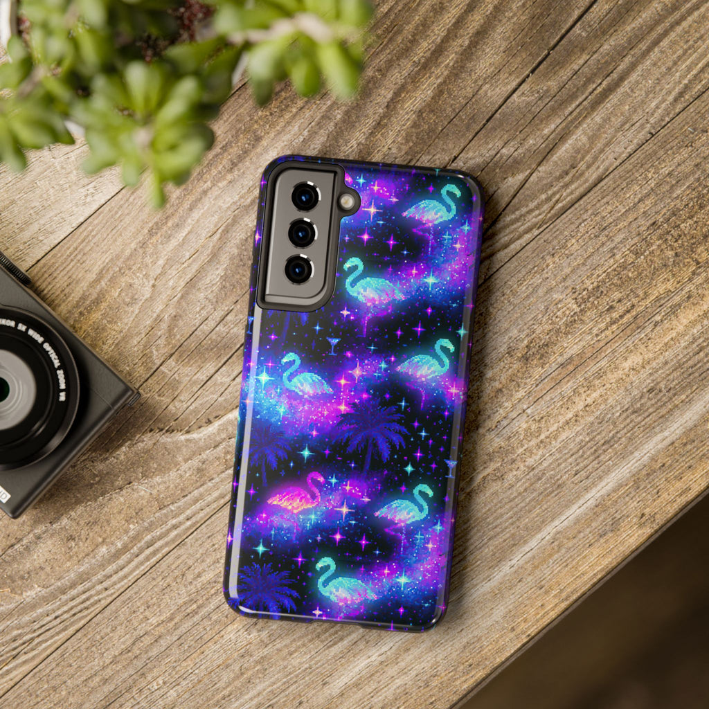 Celestial Flamingos | Tough Phone Case