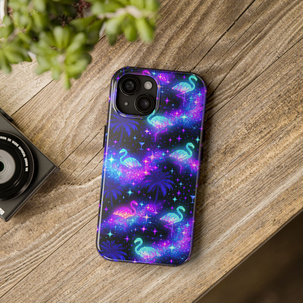 Celestial Flamingos | Tough Phone Case