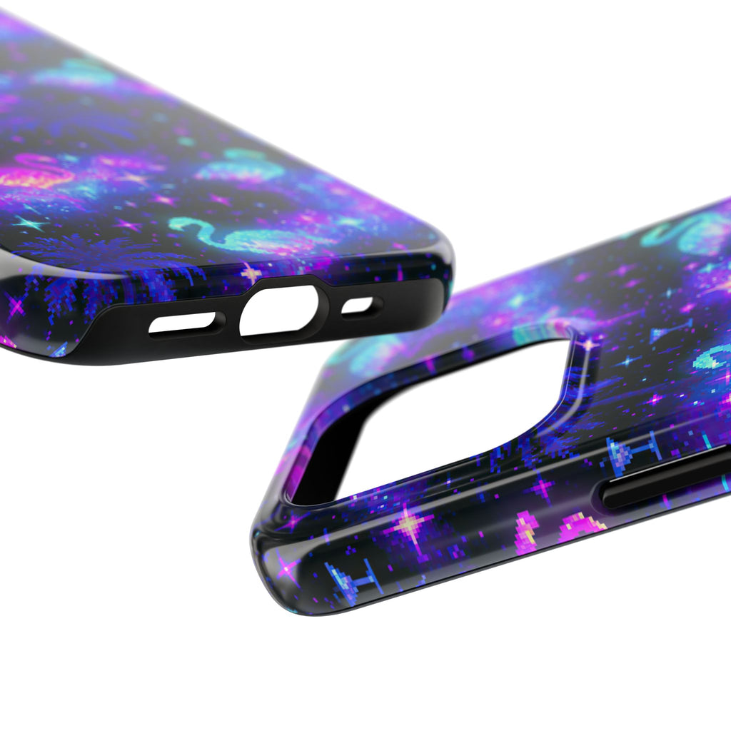 Celestial Flamingos | Tough Phone Case