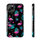 Flamingo Lounge | Tough Phone Case