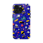 Blue Screen Confetti | Tough Phone Case