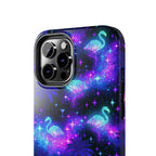 Celestial Flamingos | Tough Phone Case