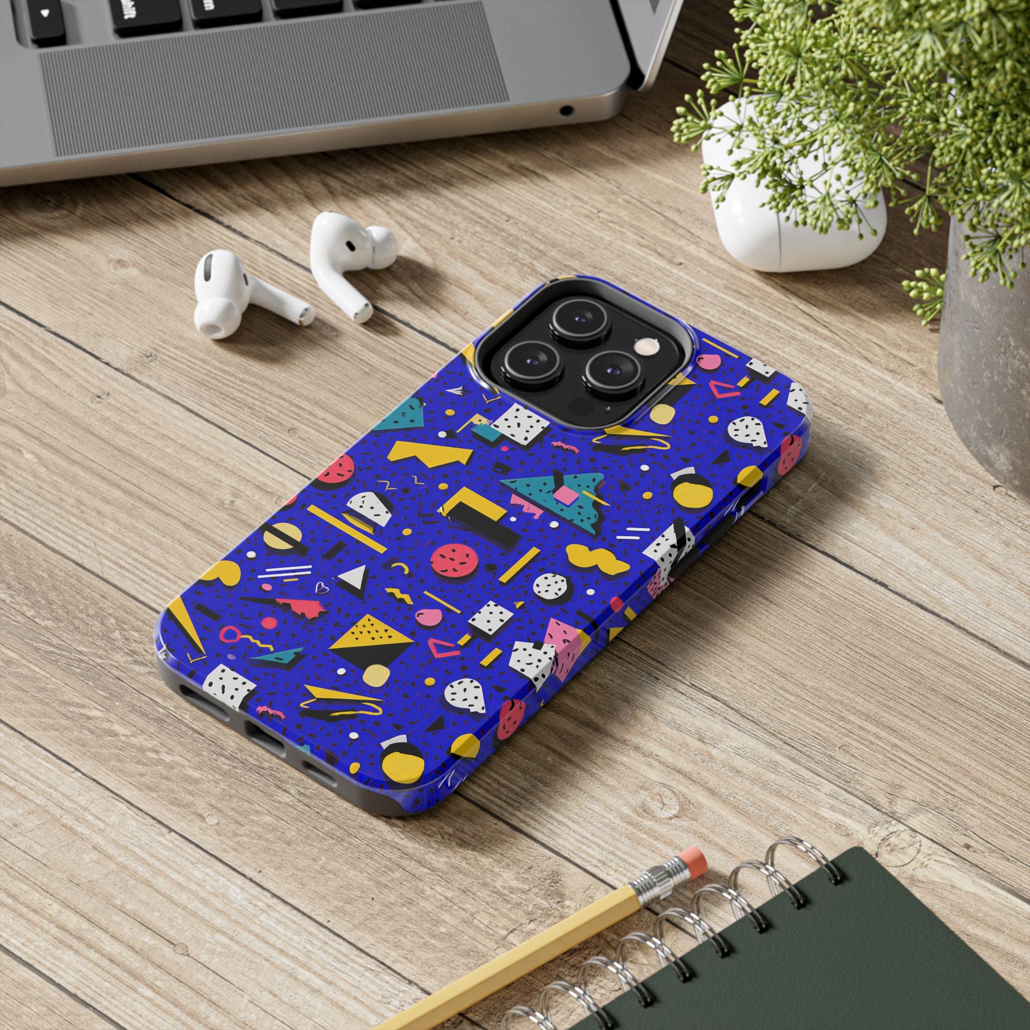 Blue Screen Confetti | Tough Phone Case
