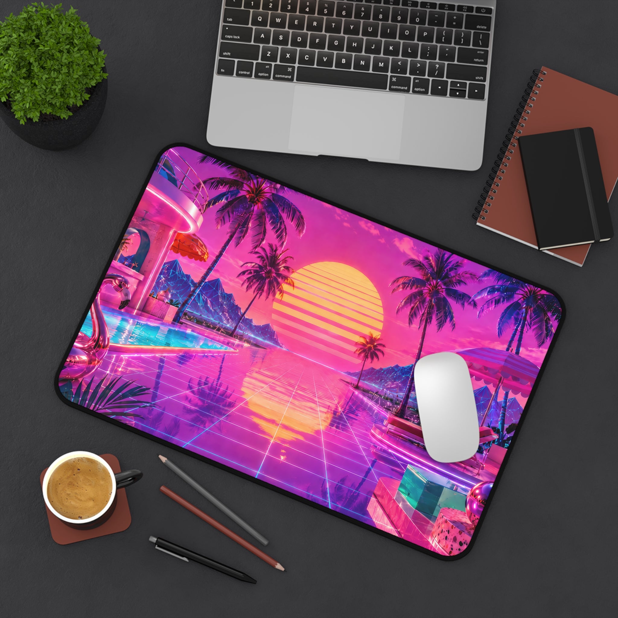 Synthetic Sunset | Desk Mat
